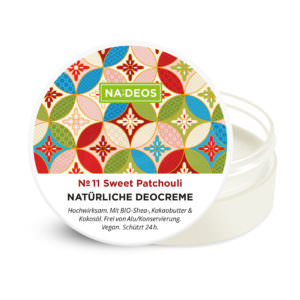 Natürliche Deocreme Na:deos Sweet Patchouli