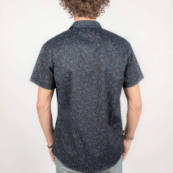 Hemd kurzarm Siebdruck „Plonter“ Dark Grey – Bild 5