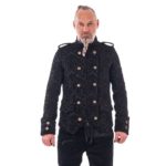 Brokatjacke "Jonny" Black - XXL