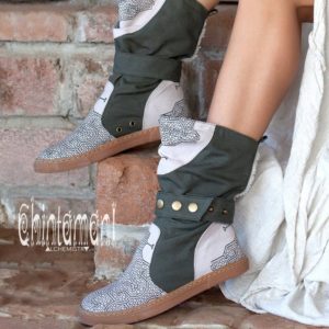 Canvas Boots Shipibo - Beige