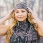 Schal "Kush Scarf" Stormy Grey, Hanfstrick