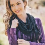 Schal "Kush Scarf" Black, Hanfstrick