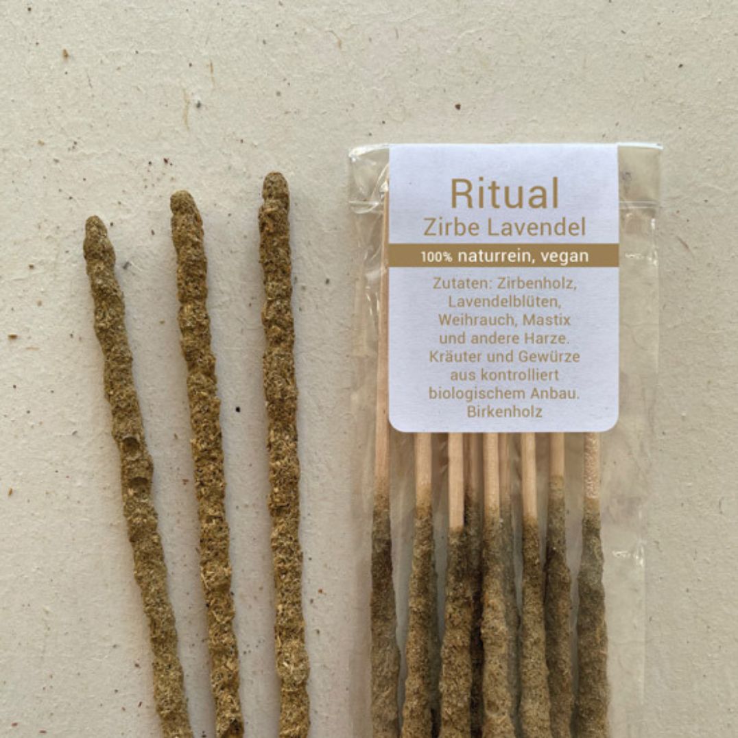 Ritual Räucherstäbchen "Zirbe Lavendel"