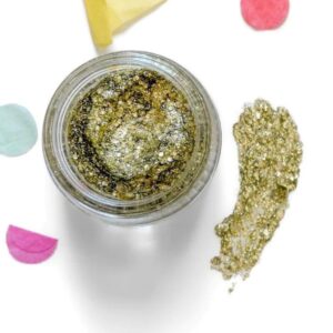 Bio Glitzer-Gel gold