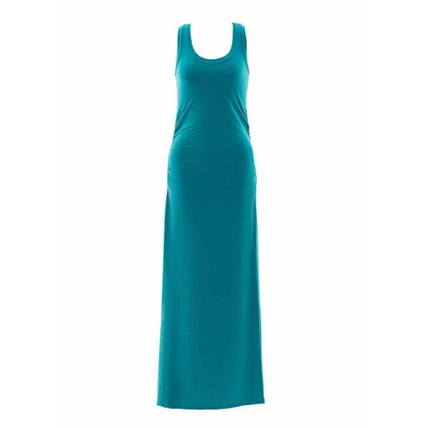 Maxikleid "Elektra Dress" Bambus - Aqua