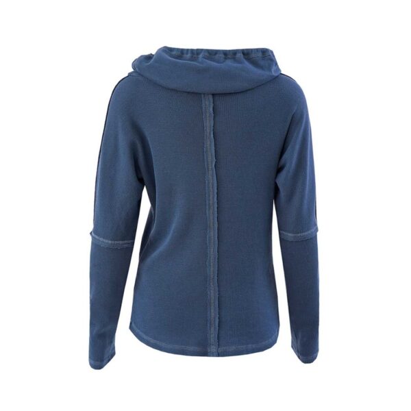 Longsleeve "Evoke" Navy Blue, Bio BW – Bild 5