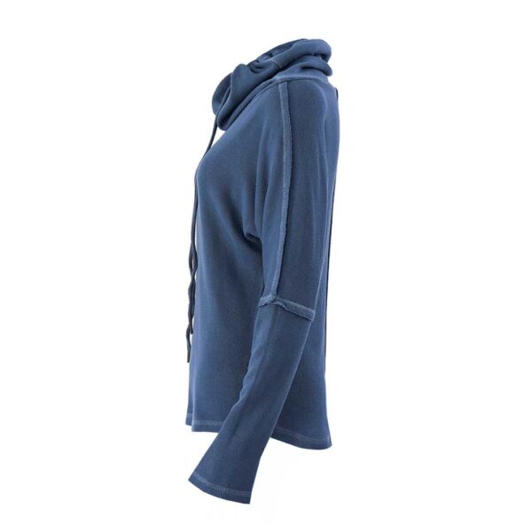 Longsleeve "Evoke" Navy Blue, Bio BW – Bild 7