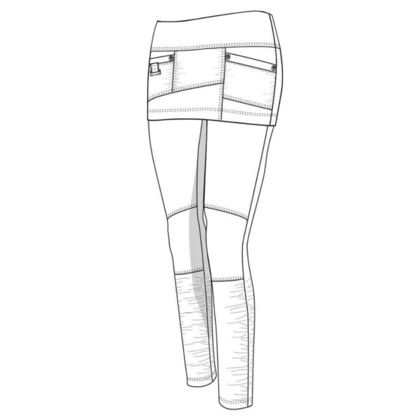 Leggings "Faithful" Blue Sapphire, Bambus – Bild 2