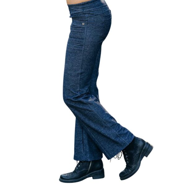 Hose "Radical Pants" Blue Denim Wash, Hanf – Bild 3