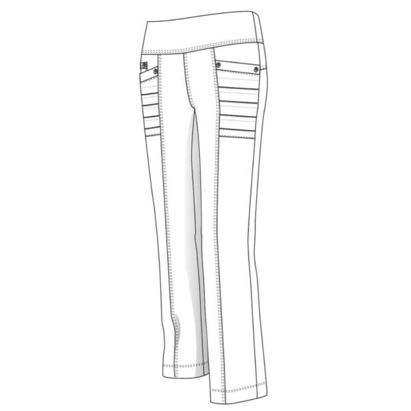 Hose "Radical Pants" Black Denim Wash, Hanf – Bild 2