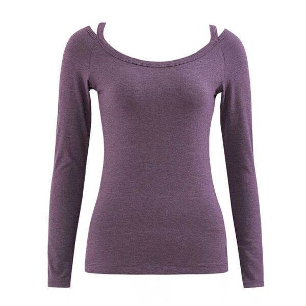 Longsleeve "Simplicity Tee" Lilac, Bambus