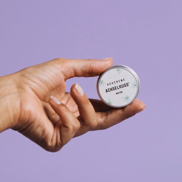 Achselkuss Natürliche Deocreme Mini Natur Dose - Aurinshop Vienna
