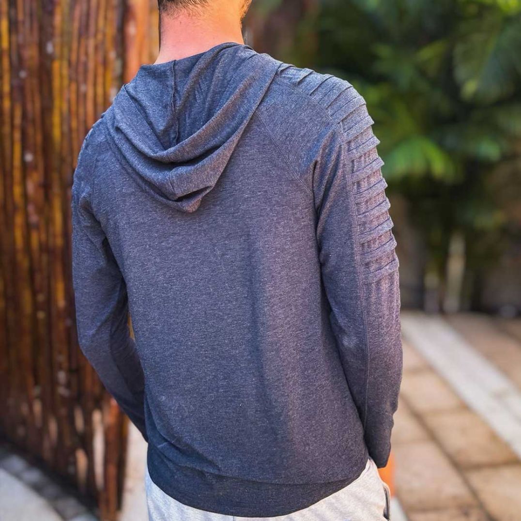 Longsleeve "Defender Hoodie" Blue – Bild 2