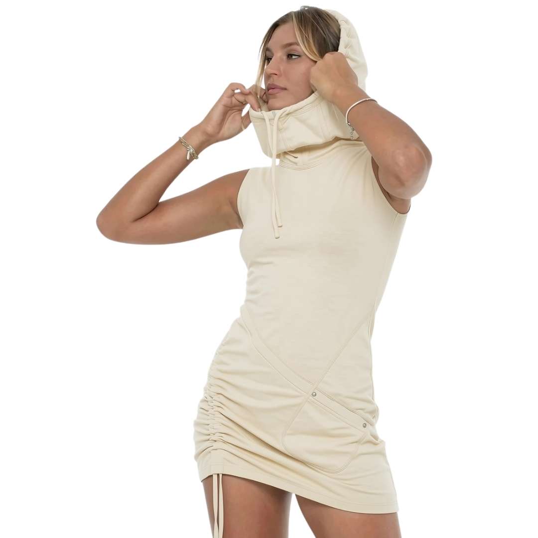 Kleid "Grega Dress" Off White
