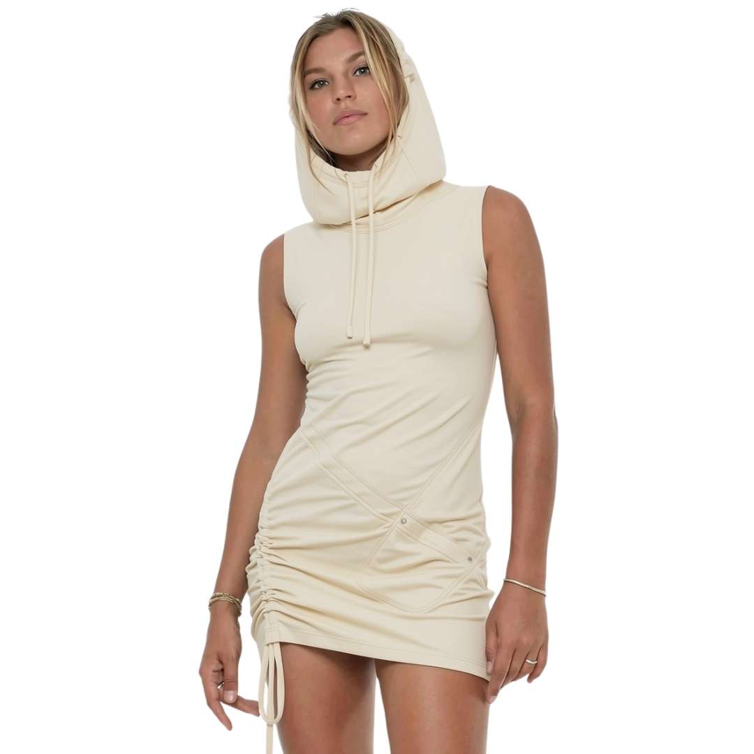 Kleid "Grega Dress" Off White – Bild 3