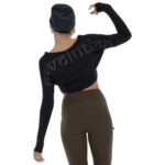 Shirt "Revol Crop Top" Black - S/M