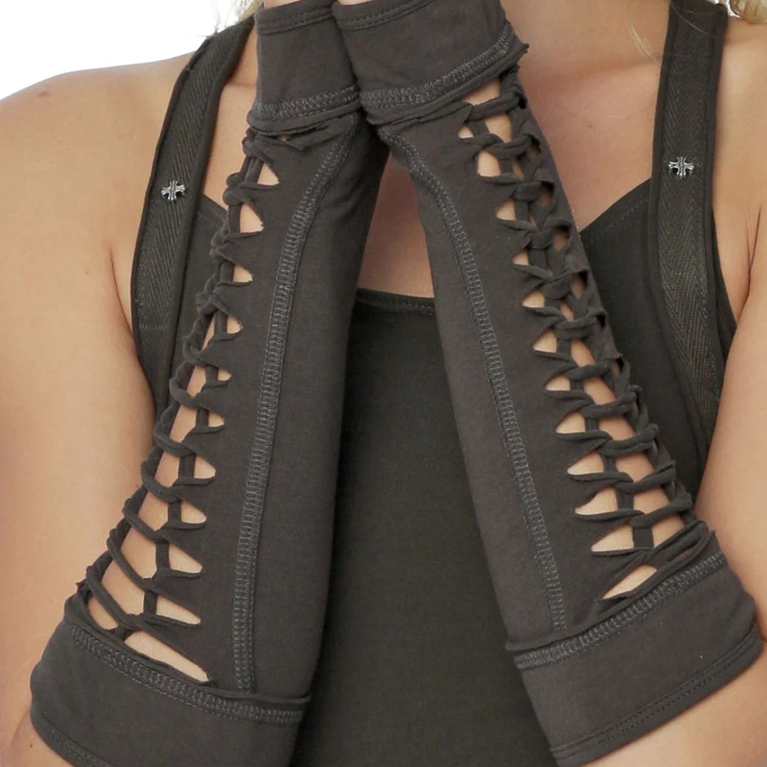 Handstulpen "Braided Gloves" Olive