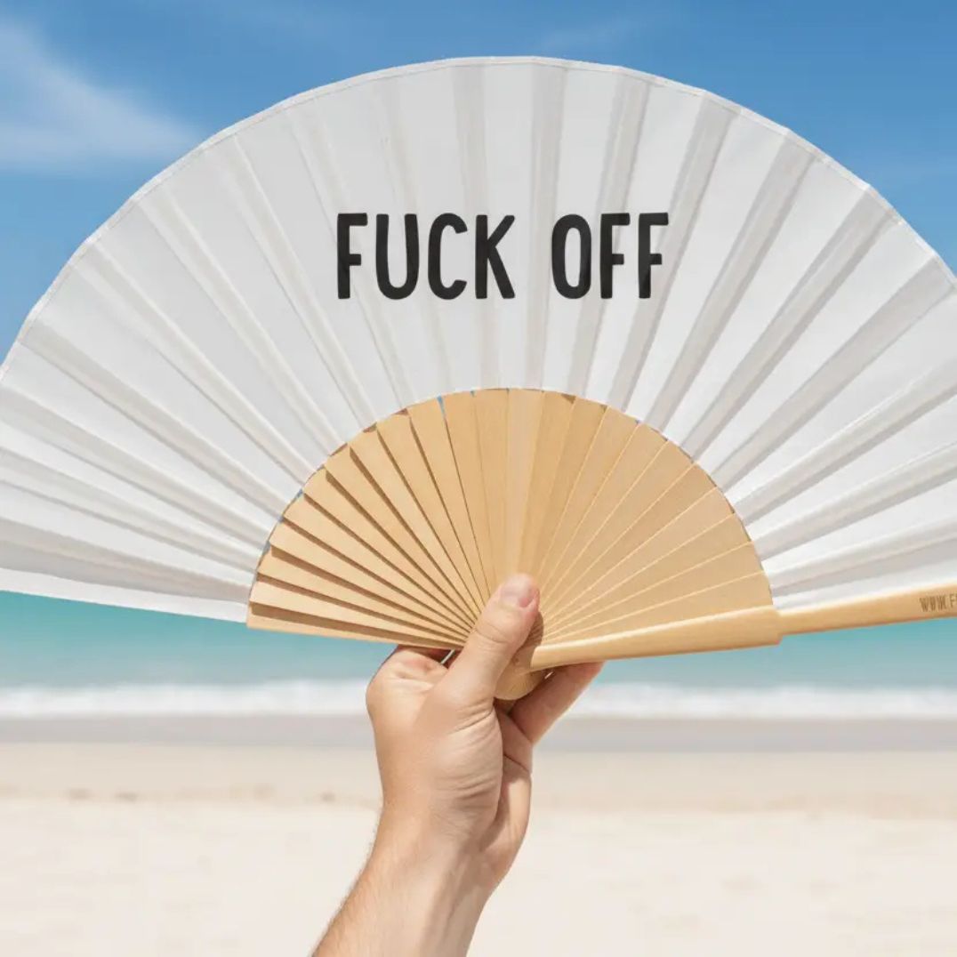 Fächer klein "Fuck Off"