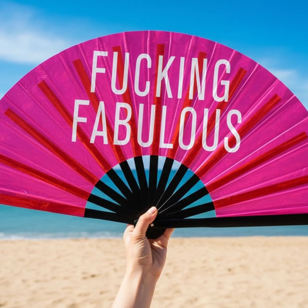 Fächer XL "Fucking Fabulous"