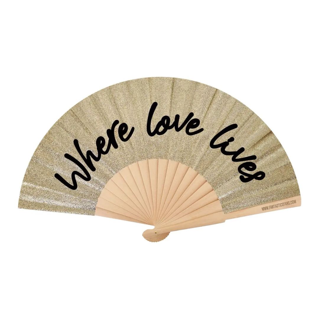 Fächer klein "Where Love Lives"