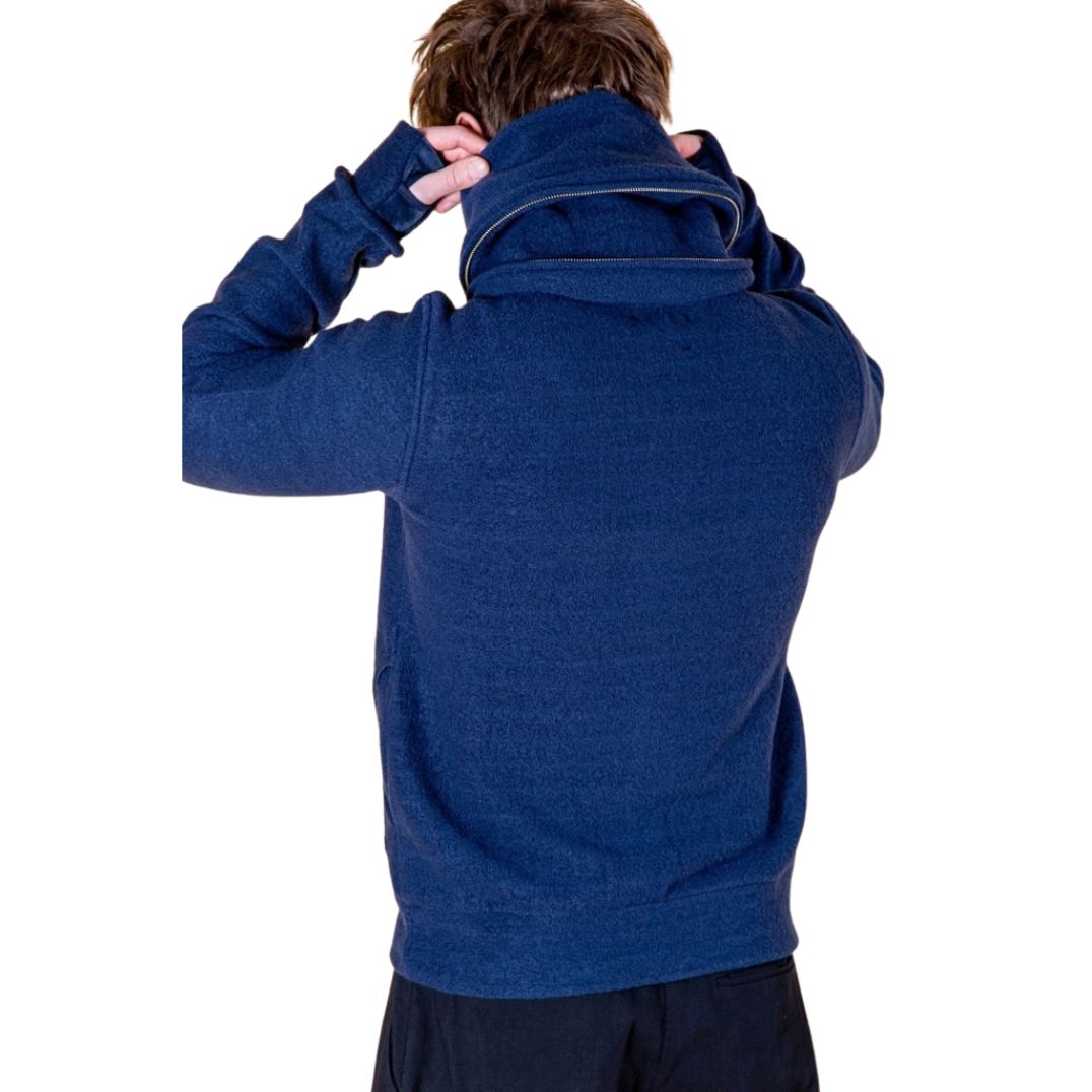 Jacke aus Merinowolle "Nilo" Blue Jeans – Bild 2