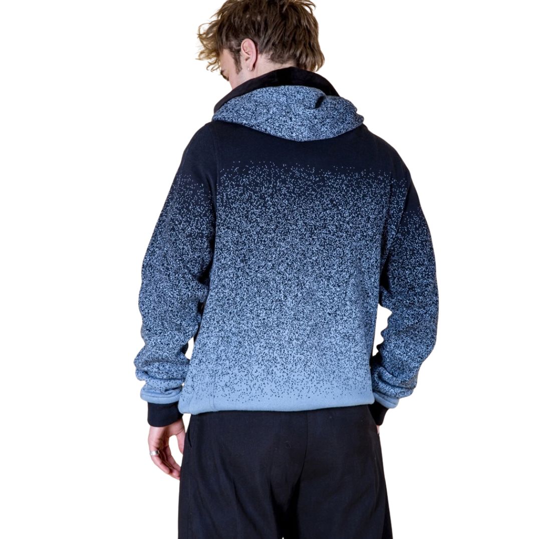 Pullover aus Strick-Jaquard "Nils" Blue Ombre – Bild 2