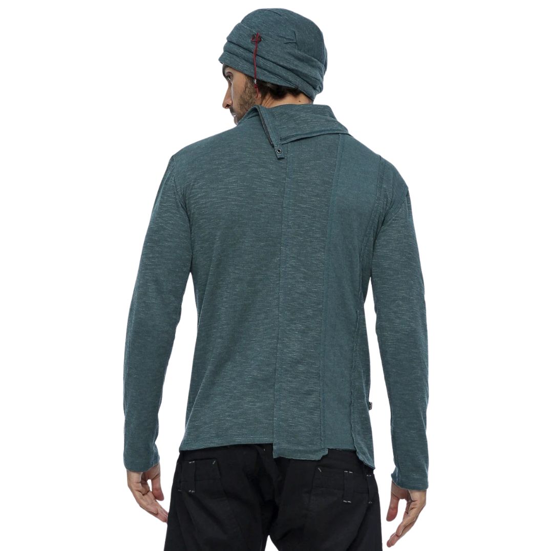 Pullover "Tilted Sweater" Teal – Bild 3
