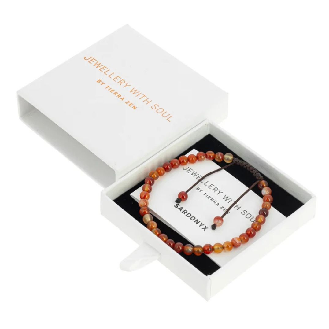Kora-Armband "Roter Sardonyx" – Bild 2