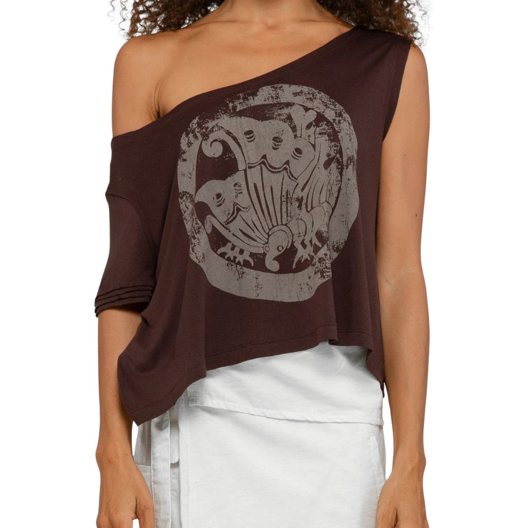 Crop Top "Ikeda-shi" Winewood