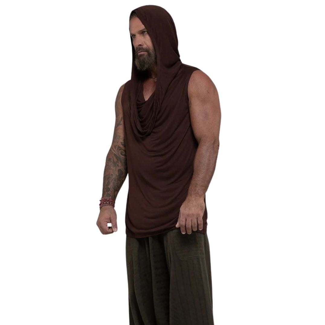 Shirt "Ryusui Sleeveless Hoodie" Winewood – Bild 2