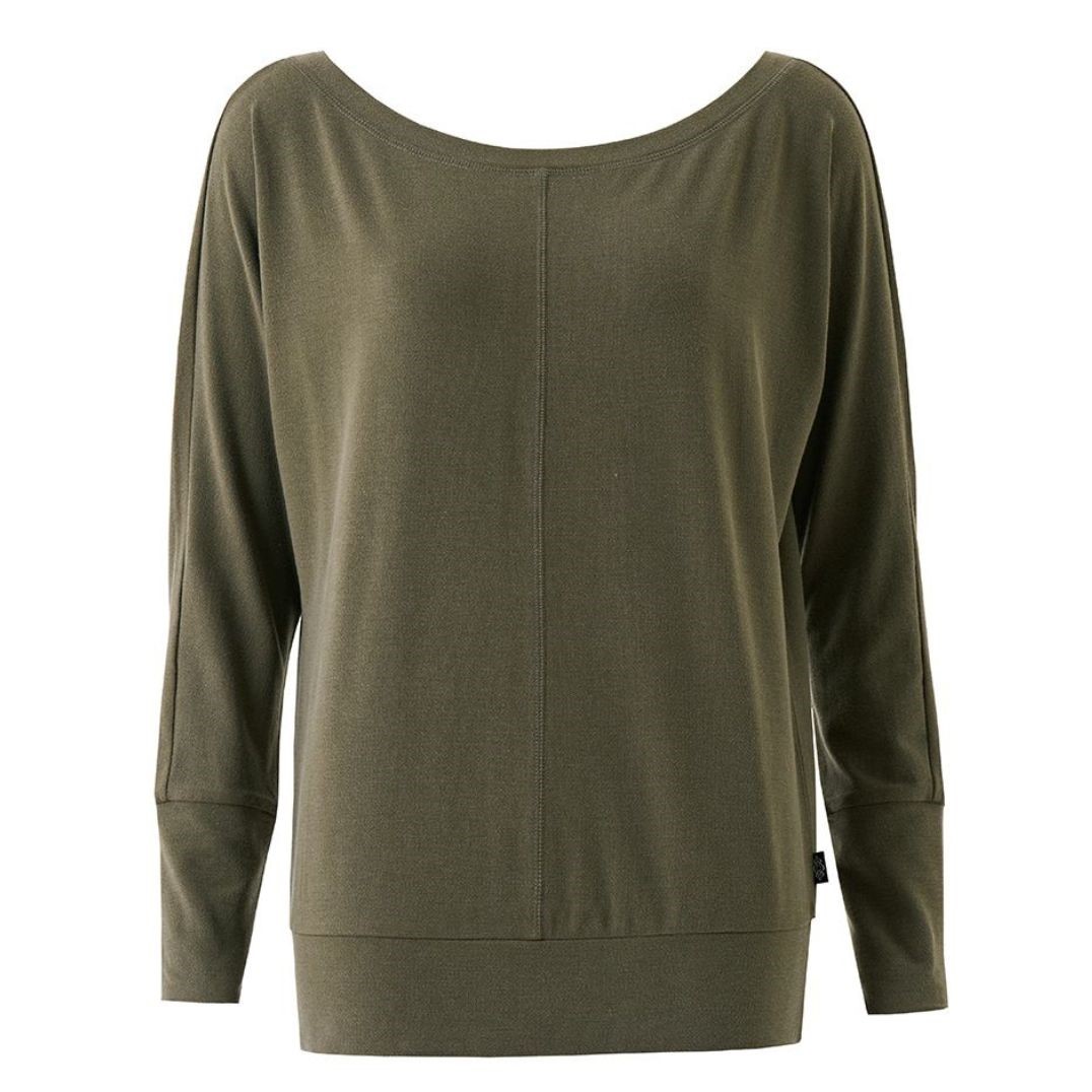 Longsleeve "Tranquil Tee" Leaf Green